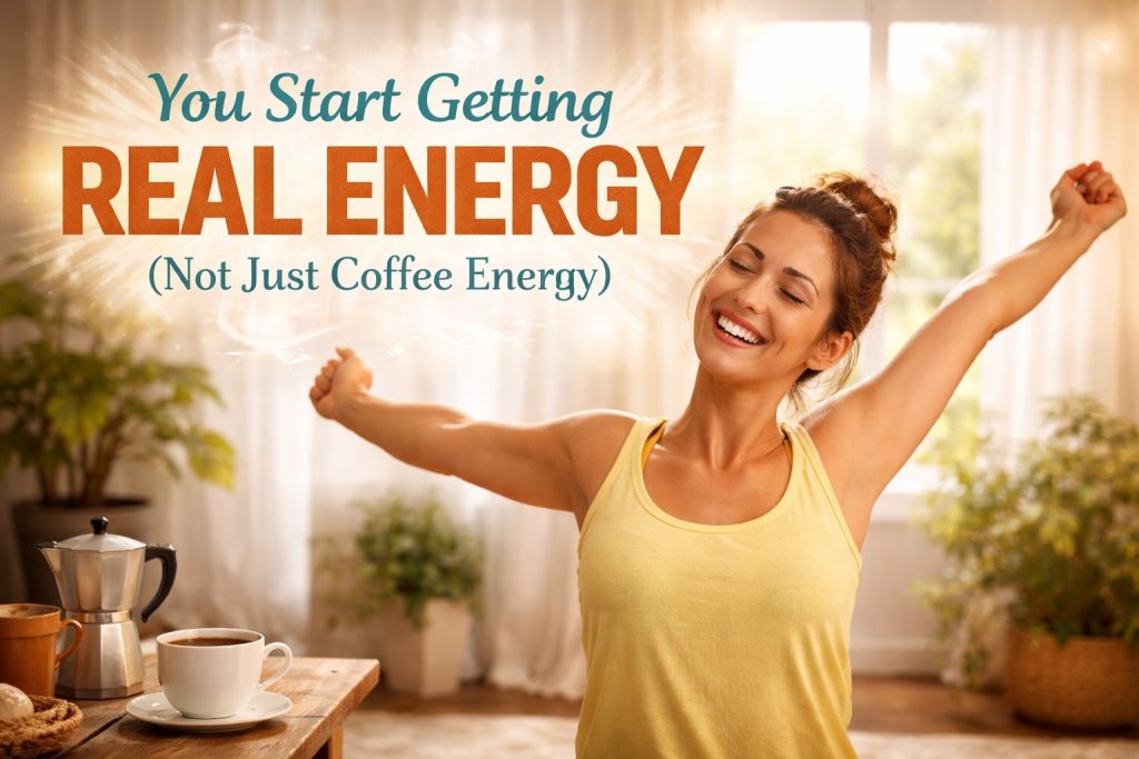 You start getting real energy 