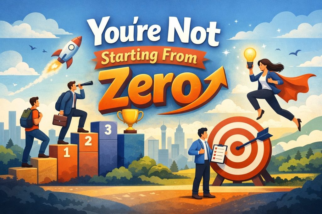 your not starting form zero