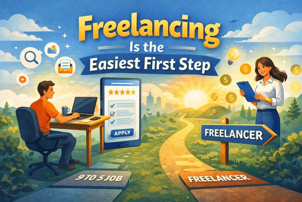 Freelancing Is the Easiest First Step
