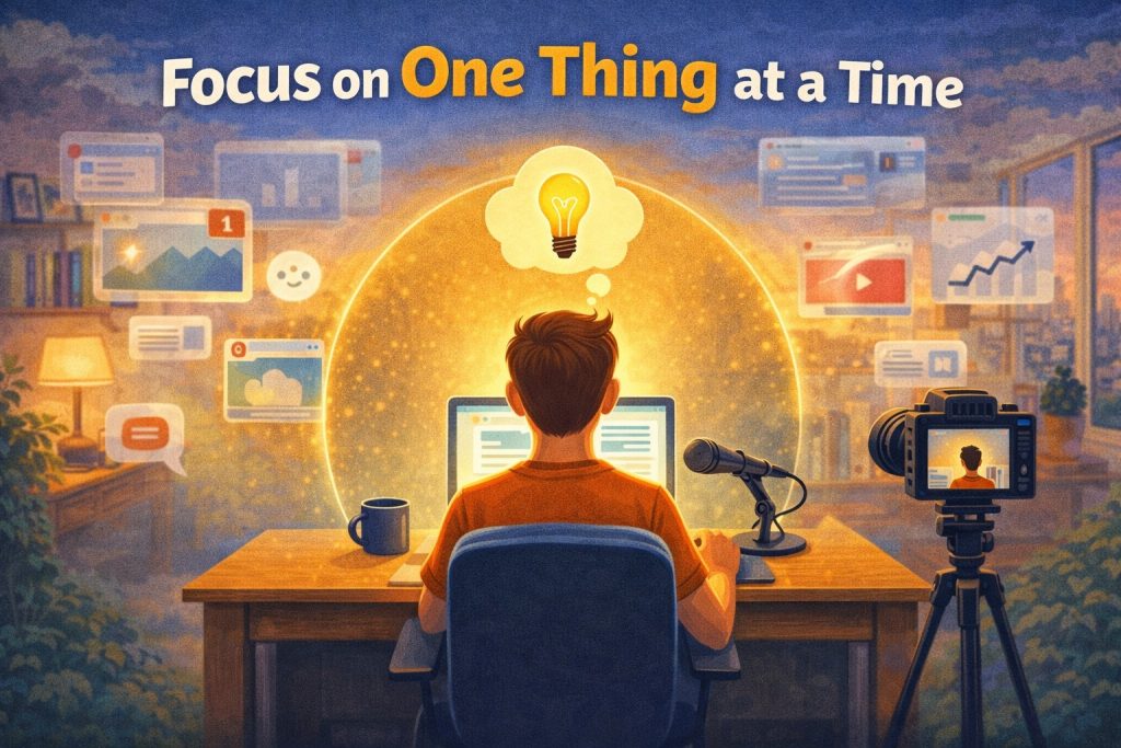 Focus on one thing