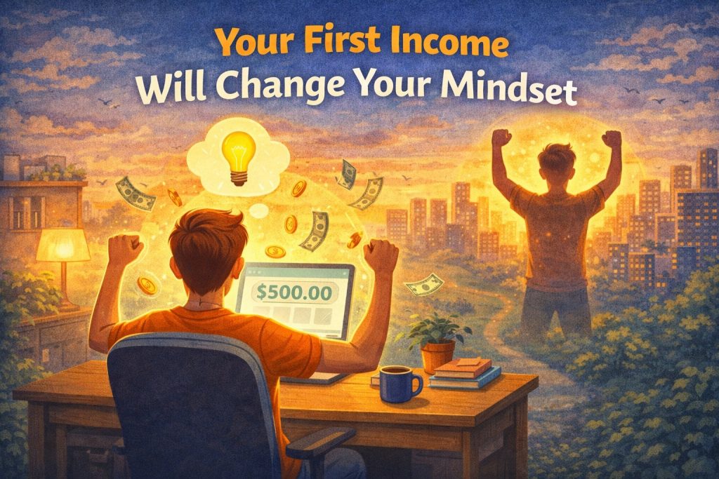 Your first income will change your mindset