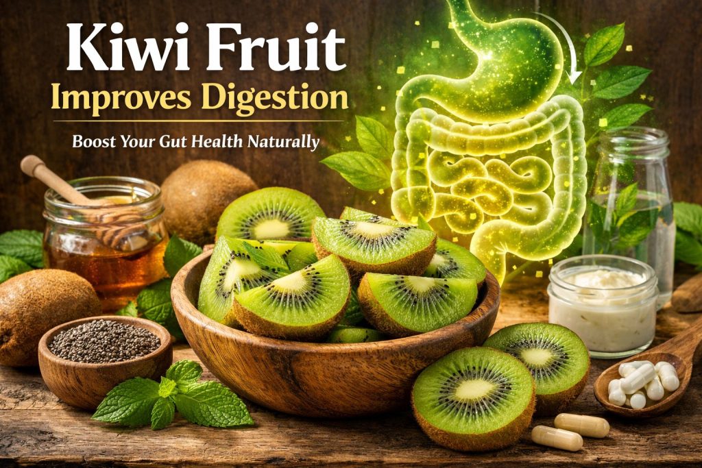 kiwi fruit improves digestion
